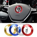 Car sticker 3D steering wheel aluminium alloy Sticker car styling for VW