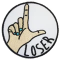 Loser Hands Patch Embroidery Sewing DIY