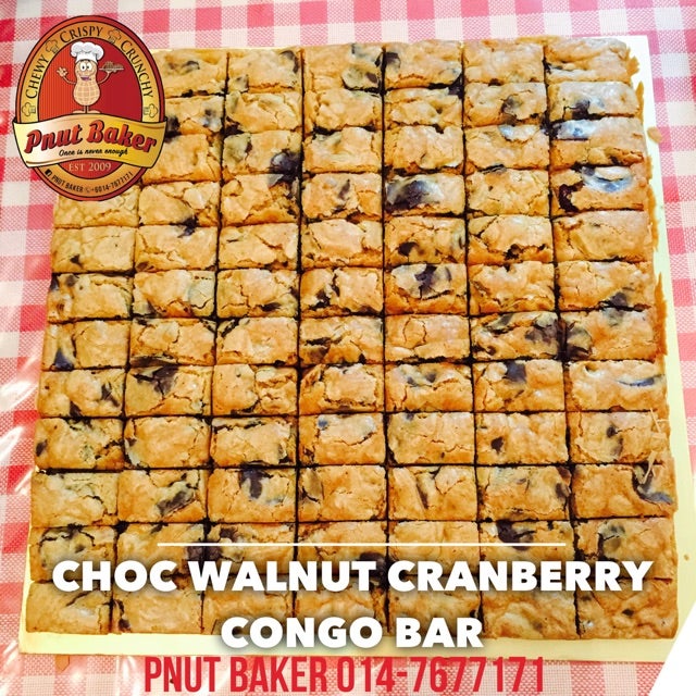 CHOC WALNUT CRANBERRY CONGO BAR