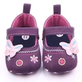 Baby Girl Denim Toddler Butterfly Embroidered Princess Crib Shoe First Walkers