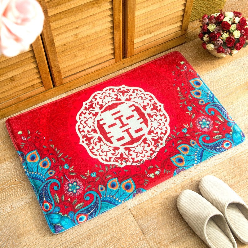 New Year's Home Door Red Carpet Mats Wedding Supplies Wedding Bedroom Water Pad