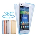 360 Full Protective 2 in 1 Front Back Soft TPU Case For Huawei P8 P9 P8Lite G8