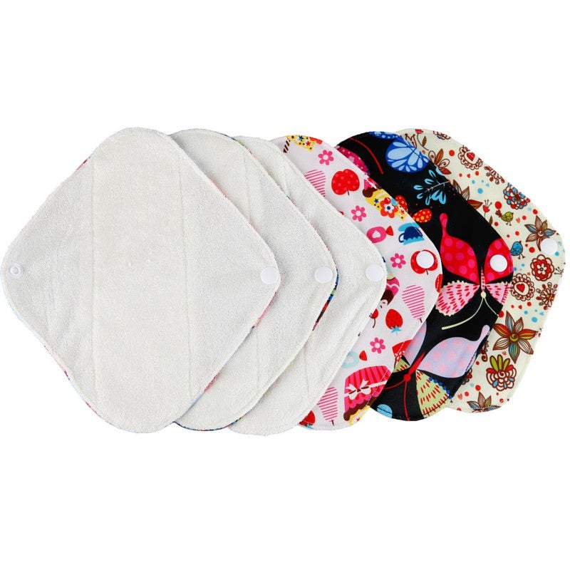 S Organic Bamboo Panty Liner Reusable Waterproof Breathable Menstrual Pads