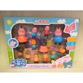 Peppa pig family and friend figurines (12 nos in set)