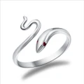 Women Silver-plated Ring Finger Opening Bright Ring 2fire good
