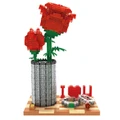 Valentine's Roses Building Blocks DIY Assemble 3D Bricks