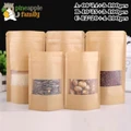 100pcs Stand Up Bulk Food Storage Ziplock Bag Food Moisture-proof Bags (Set A-9c