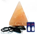 [[FREE 2 BULBS]] FullSet Himalayan Salt Crystal Lamp FengSHUI Pyramid
