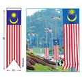 Bunting Malaysia Jalur Gemilang / Bunting State Selangor Bendera ( 2ft x 8ft )