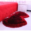 70cm*140cm Lovely Heart-Shaped Carpet Mats Doormat Kitchen Bathroom Bath Mats