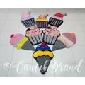 Big Size Cupcake Handmade Rugs (Tailor-made Exclusively)