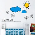 YPY PVC Environmental Home Decor Removable Wall Sticker Sunny Day