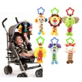 Baby Soft Stuffed Animals Toy Plush Rattle Bell Stroller Hanging Toy Bed Hanging