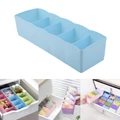 5 Grids Underwear Socks Tiny Things Storage Box Drawer Desk Bed Cabinet