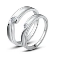 Vivere Rosse Fate Couple Rings