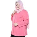 2699 [VIEW] PLUS SIZE MUSLIMAH Crease Top