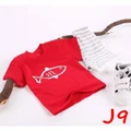 Kid Suit - Casual wear - Red with white fish