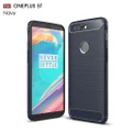 Carbon Fiber Texture Brushed TPU Phone Case Accessory For OnePlus 5T