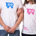 Love Romance Valentine's Day Short Sleeve Round Neck Cotton Unisex Couple TShirt