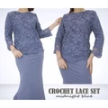 Crochet Lace Kurung (Warna 1-5)