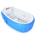 Tiny Tots Inflatable Baby Bath Tub L Size + Free Foot Pump Portable & SafetyBath