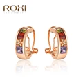 Best-selling earrings wholesale environmental protection copper zircon rose gold color diamond ear clip
