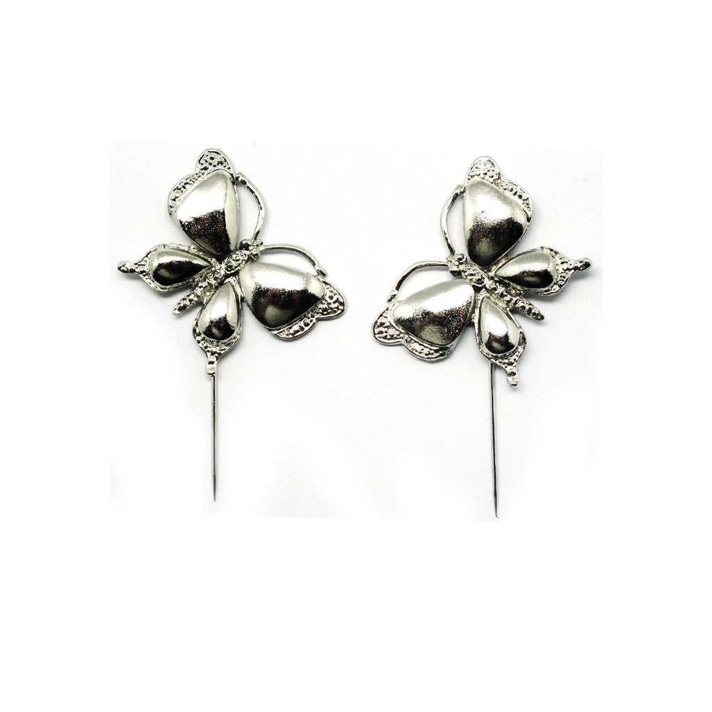 Pin Tudung Mary - Rhodium