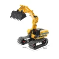 2 IN 1 ENGINEERING EXCAVATOR ASSEMBLED BLOCKS TOY 342PCS (YELLOW)