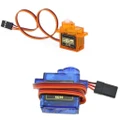 ROLADY Mini SG90 Gear Micro Servo Motor for Helicopter RC Airplane Blue or Orange
