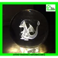 Pokemon Crystal Ball 80MM with 3D Engraving - CHARIZARD