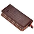 Deya Bier ZX-S611-48 High Capacity Zipper PU Men Business Wallet