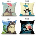 Cute Lovely Totoro Printed Anime Pillow Cartoon Cotton Polyester Plush Car Bed S