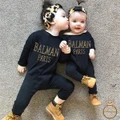 A.E-Infant Baby Boys Girls Letter Romper Jumpsuit Bodysuit Toddler Clothes
