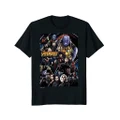 Avengers Infinity War Group Poster Graphic Man tee T Shirts Men Short Black