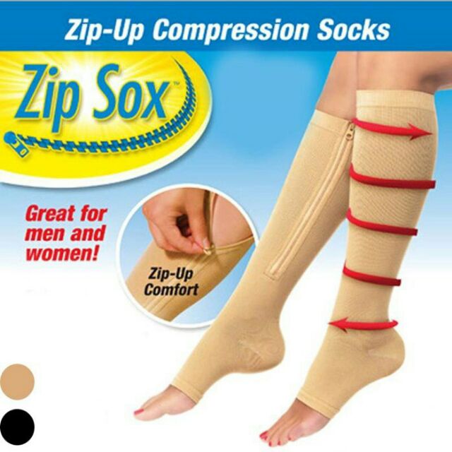 ZIP COMPRESSION SOCKS