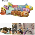 G Funny Cartoon Fish Shape Fancy Catnip Pillow Interactive Play Toy for Pet Cat