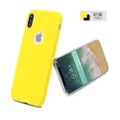 Yellow TPU Slim Soft Case iPhone X 5 5s 6 6s 7 8 Samsung Redmi Huawei OPPO Vivo