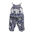 Toddler Girls Clothing Sets Cartoon elephant print Vest + pants 2Pcs set