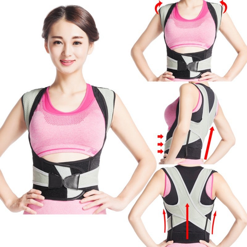 Correcting Kyphosis Waist Bodybuilding Orthopedic Posture Brace Shoulder Belt
