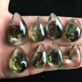 Gemstone Ornaments Quartz Phantom Stone Healing Pendant Natural Ghost Crystal