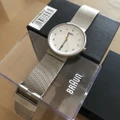 Braun BN0032 classic watch with mesh bracelet