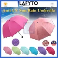 LAFYTO Magic Flower Umbrella Portable High Quality Anti-UV Sun Rain