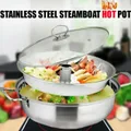 Stainless steel steamboat hot pot