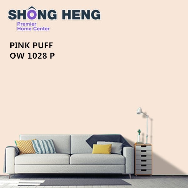 5 Litres - Nippon Paint Exterior Wall [W/B Flex] [PINK PUFF OW 1028 P]