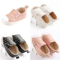 Casual Baby Soft Shoes PU Leather Gold Dot Shoes