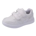 Comfortable white children slip sneakers