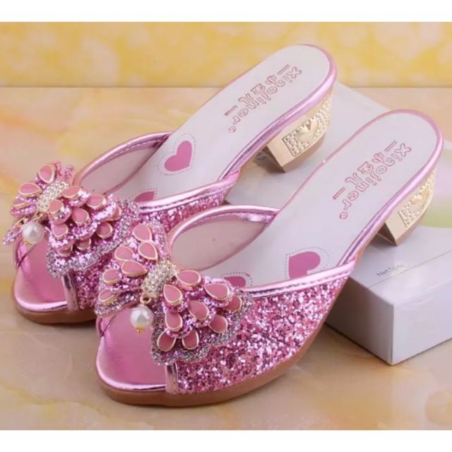Kids High Heels Shoes Princess Shoes Sandals Shoes Kasut Tumit Tinggi Budak