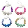 Baby Pacifier Chain Beads Dummy Clip Holder Bowknot Soother Chains