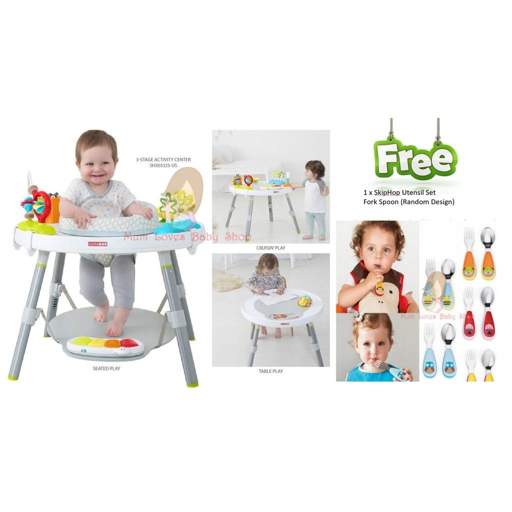Skip Hop - Explore & More 3 Stage Activity Center with Free Gift