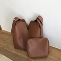 Two sets Leather Messenger Ladies Shoulder Bag Hand bag Purse Tote Satchel Tote